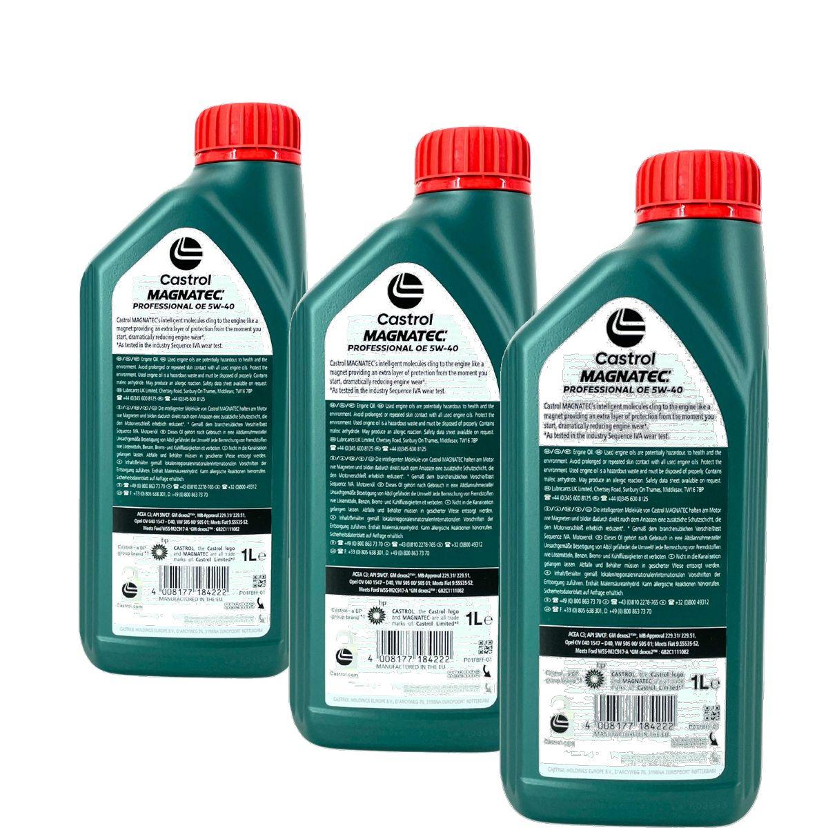 Castrol Magnatec Professional 5W-40 OE 3x1 Liter