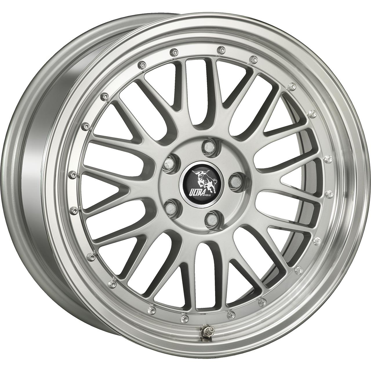 ULTRA UA3 LE MANS Silver polished 8.5Jx18 5x120 ET35