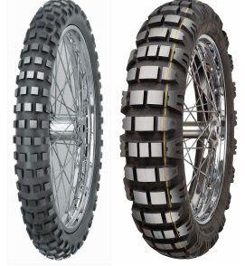 MITAS 140/80 - 17 M/C TL 69R E-09 DAKAR REAR M+S YELLOW STRIPE