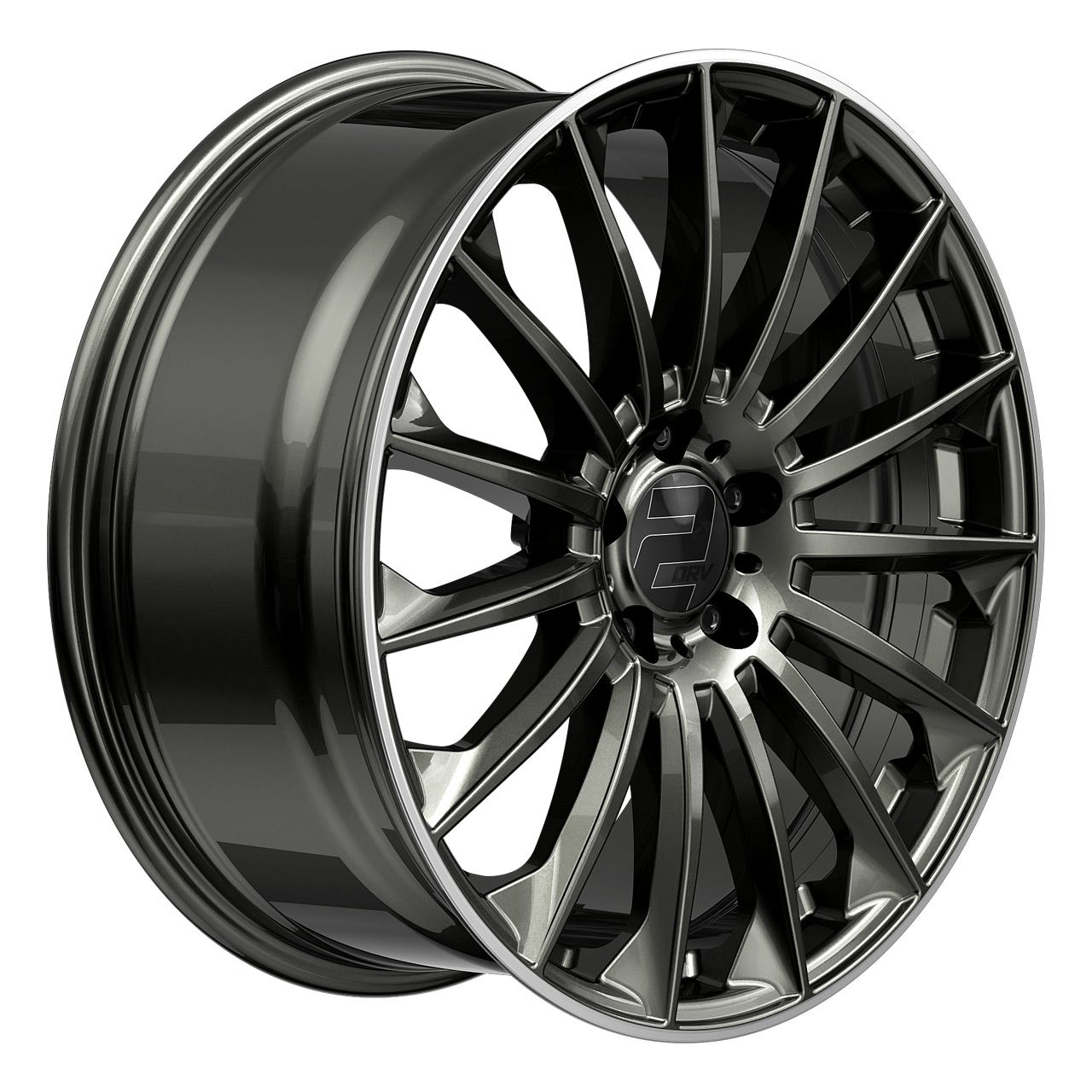 WHEELWORLD-2DRV WH39 dark gunmetal full painted with full machined lip 9.0Jx20 5x112 ET35