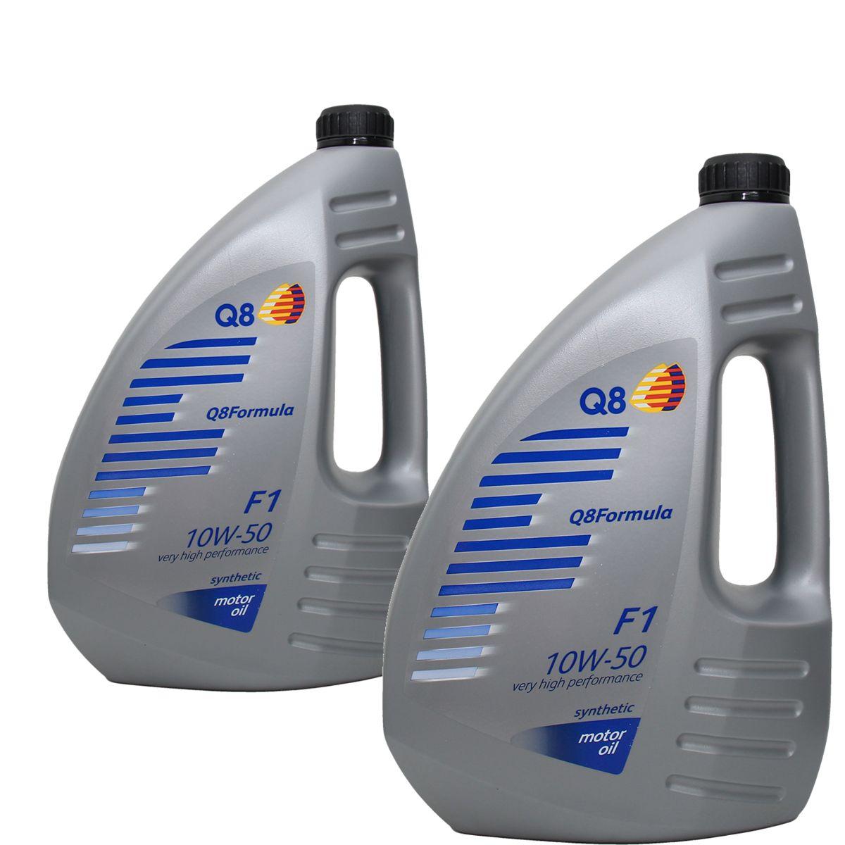 Q8 Formula F1 10W-50 2x4 Liter