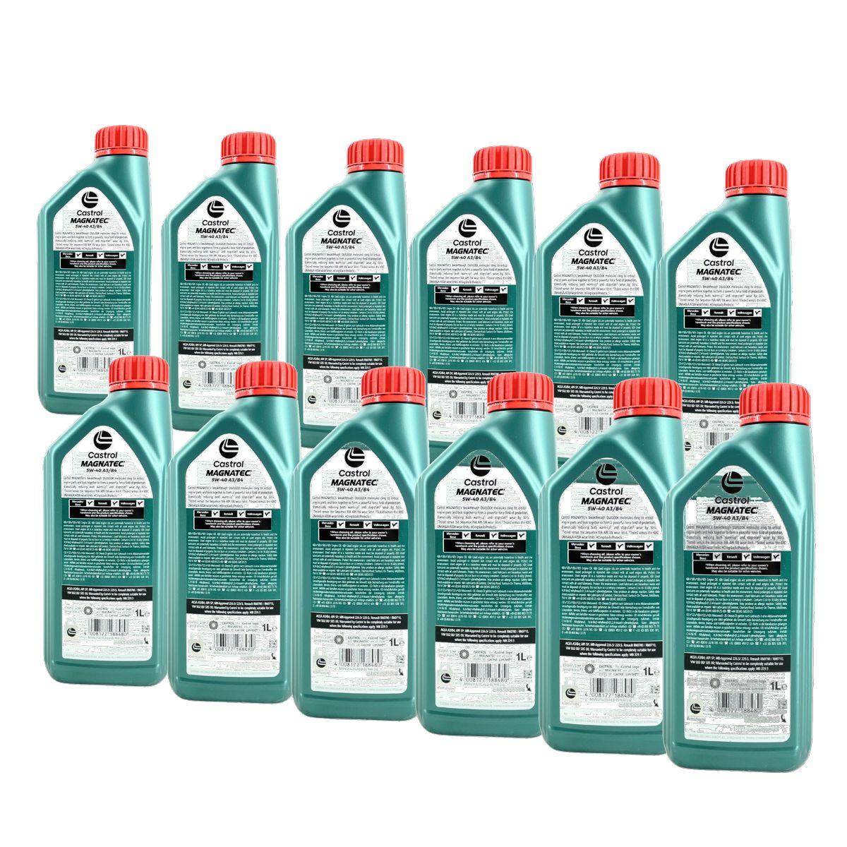 Castrol Magnatec 5W-40 A3/B4 12x1 Liter