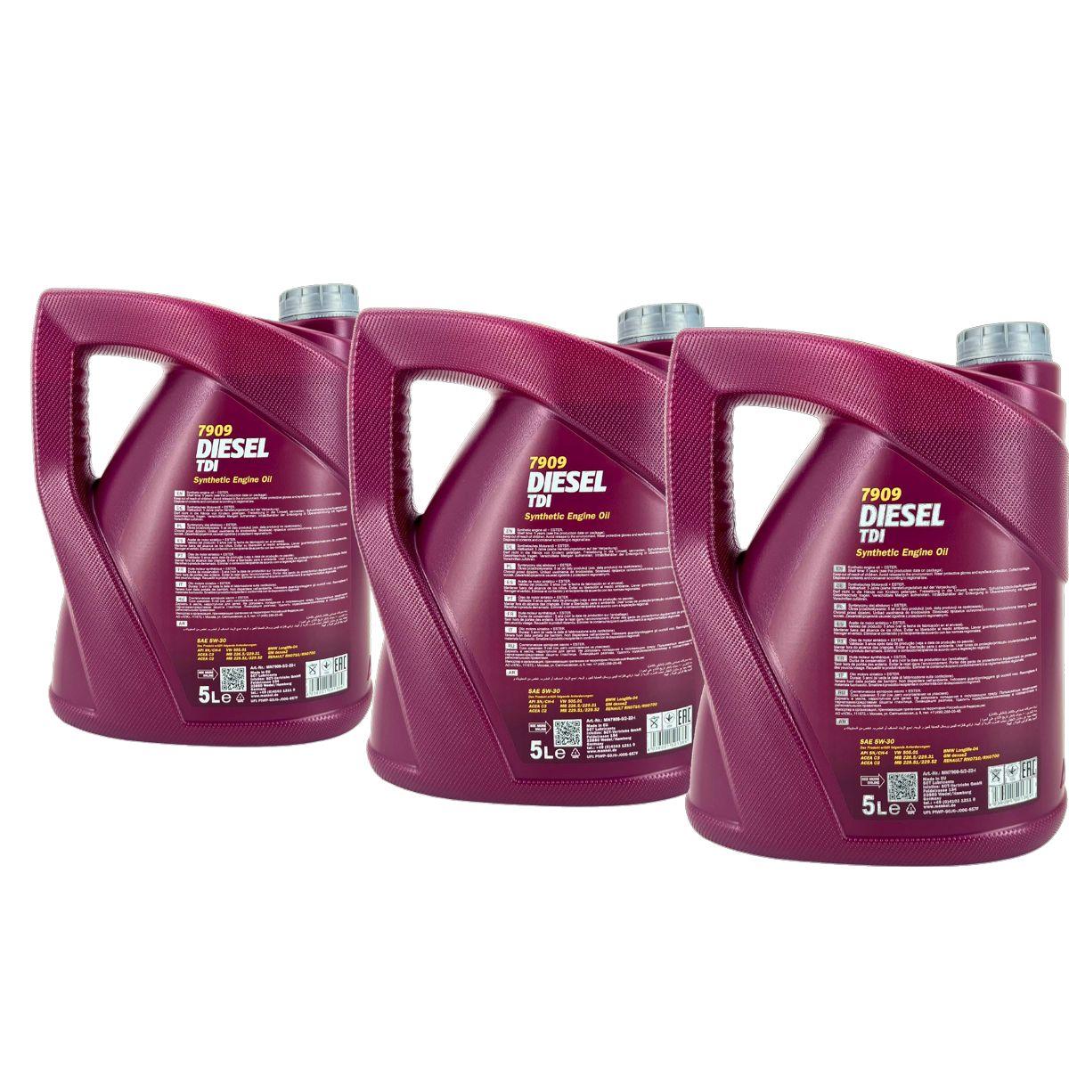 Mannol Diesel TDI 5W-30 3x5 Liter