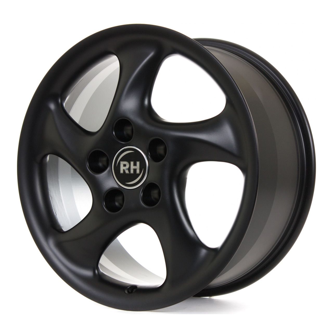 RH AH TURBO racingschwarz lackiert 8.5Jx18 5x130 ET52