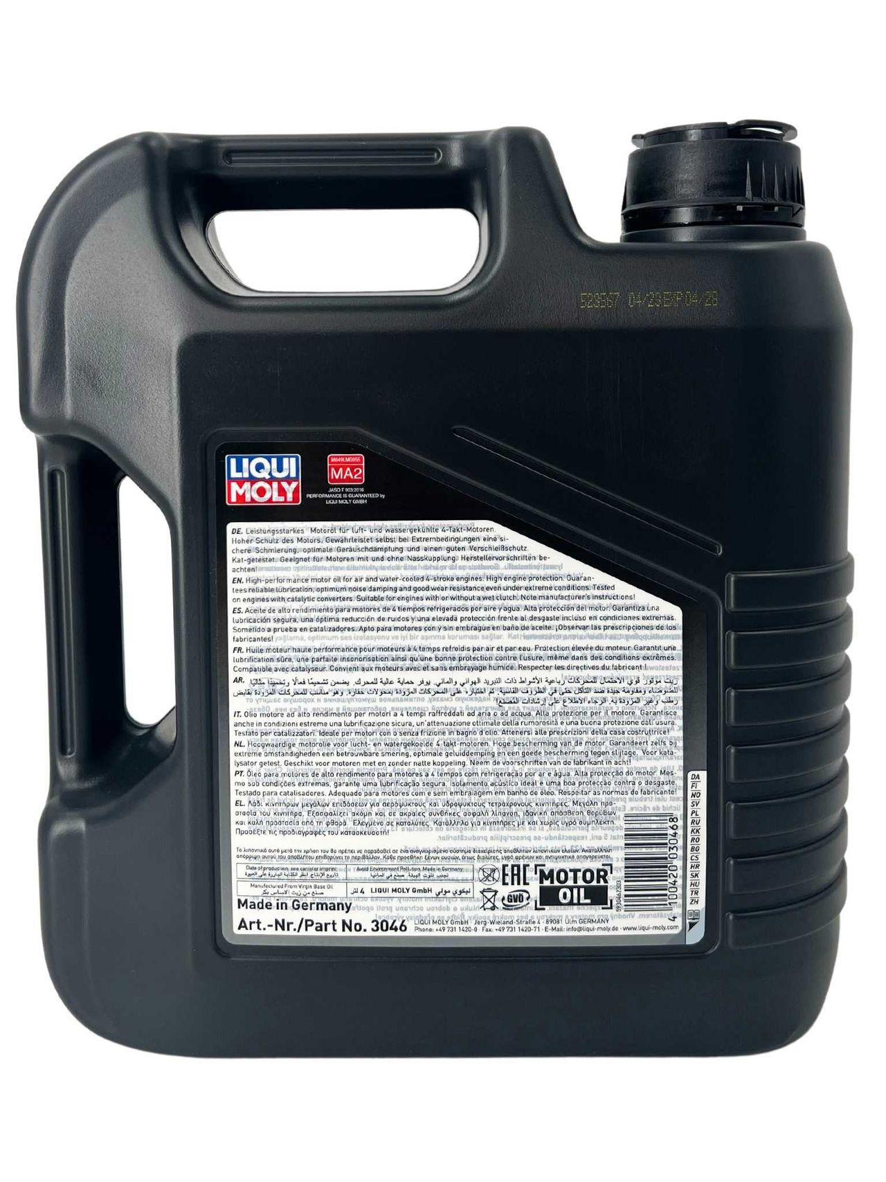 Liqui Moly Motorbike 4T Basic Street 10W-40 4 Liter