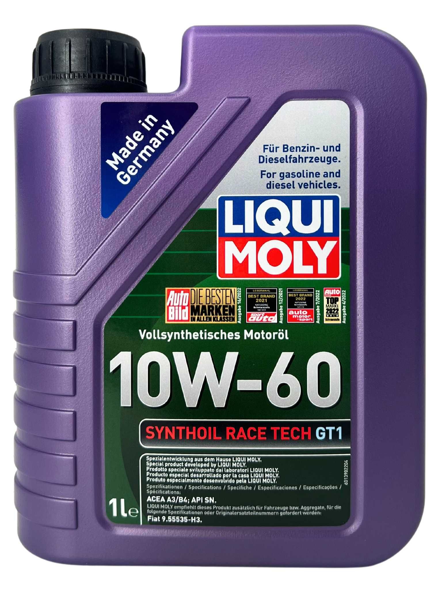 Liqui Moly Synthoil Race Tech GT1 10W-60 1 Liter