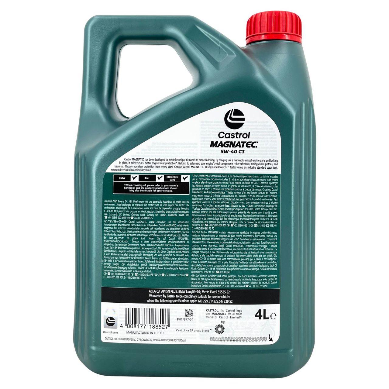 Castrol Magnatec 5W-40 C3 4 Liter