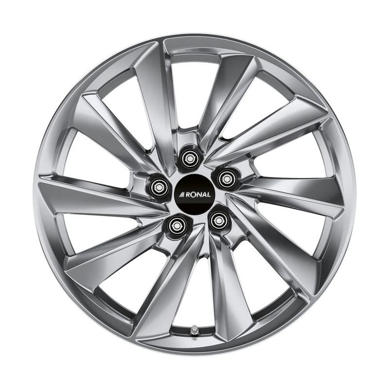RONAL RONAL R70-BLUE platinum silver 7.5Jx18 5x112 ET45