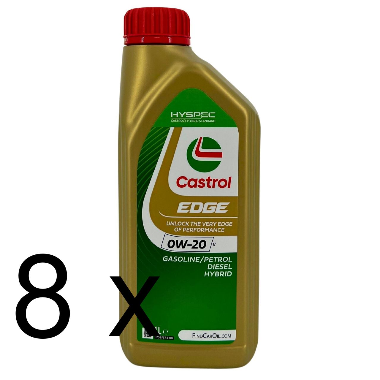 Castrol Edge 0W-20 V 8x1 Liter