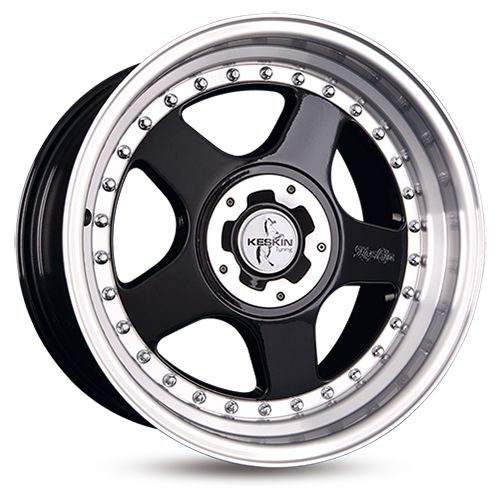 KESKIN KT1 KLASSIK black lip polish 8.5Jx18 5x112 ET15