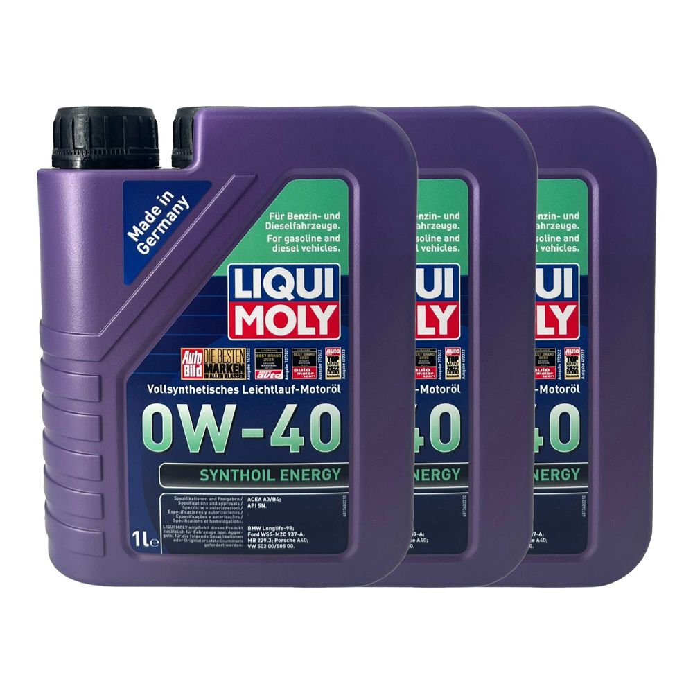 Liqui Moly Synthoil Energy 0W-40 3x1 Liter
