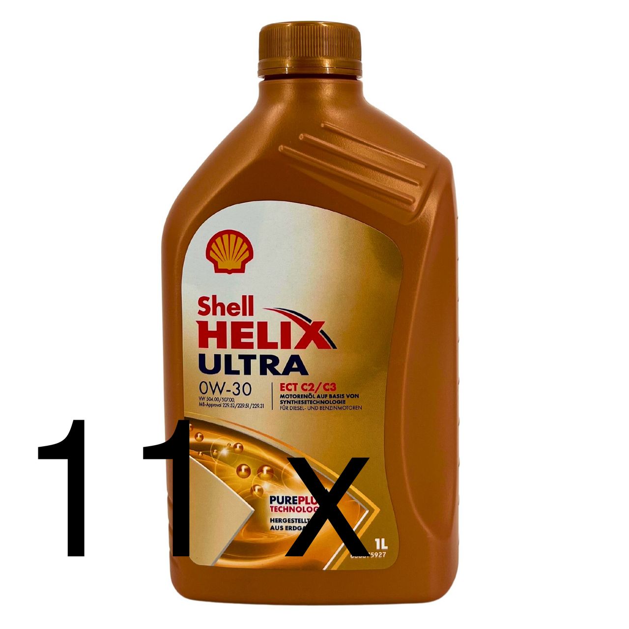 Shell Helix Ultra ECT C2 C3 0W-30 11x1 Liter