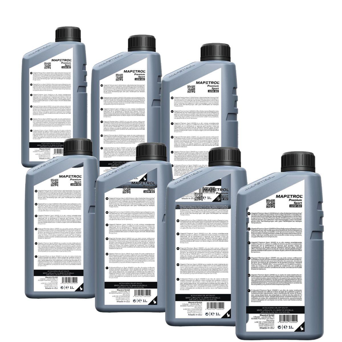 Mapetrol Premium Sport 10W-60 7x1 Liter