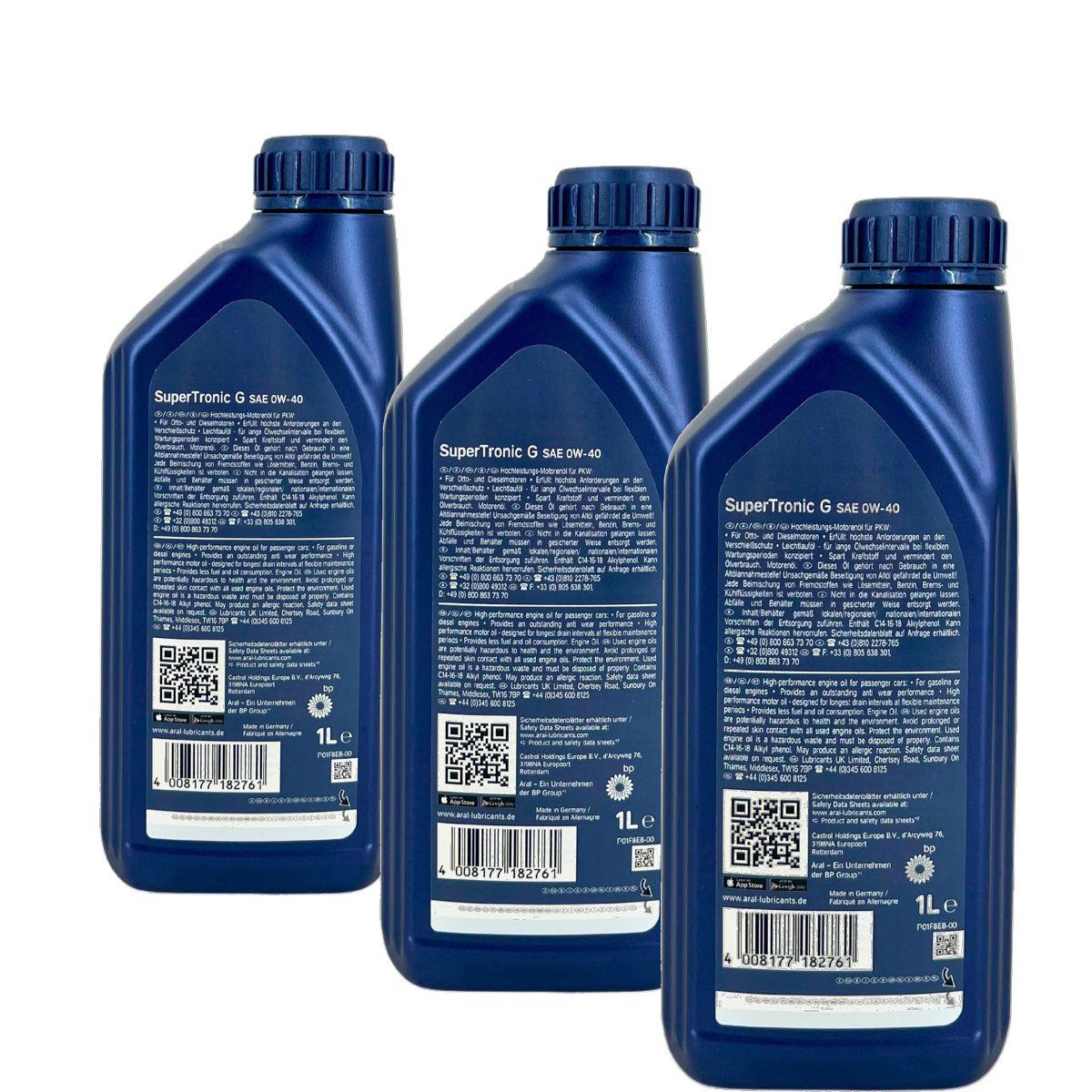 Aral SuperTronic G 0W-40 3x1 Liter
