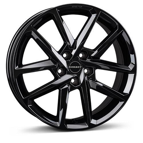 BORBET DESIGN N black glossy 7.5Jx17 5x112 ET45