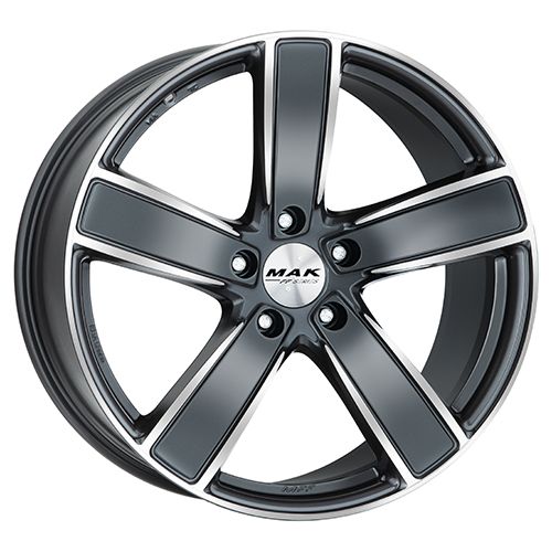 MAK TURISMO-D-FF gun metal mirror face 11.5Jx21 5x130 ET65
