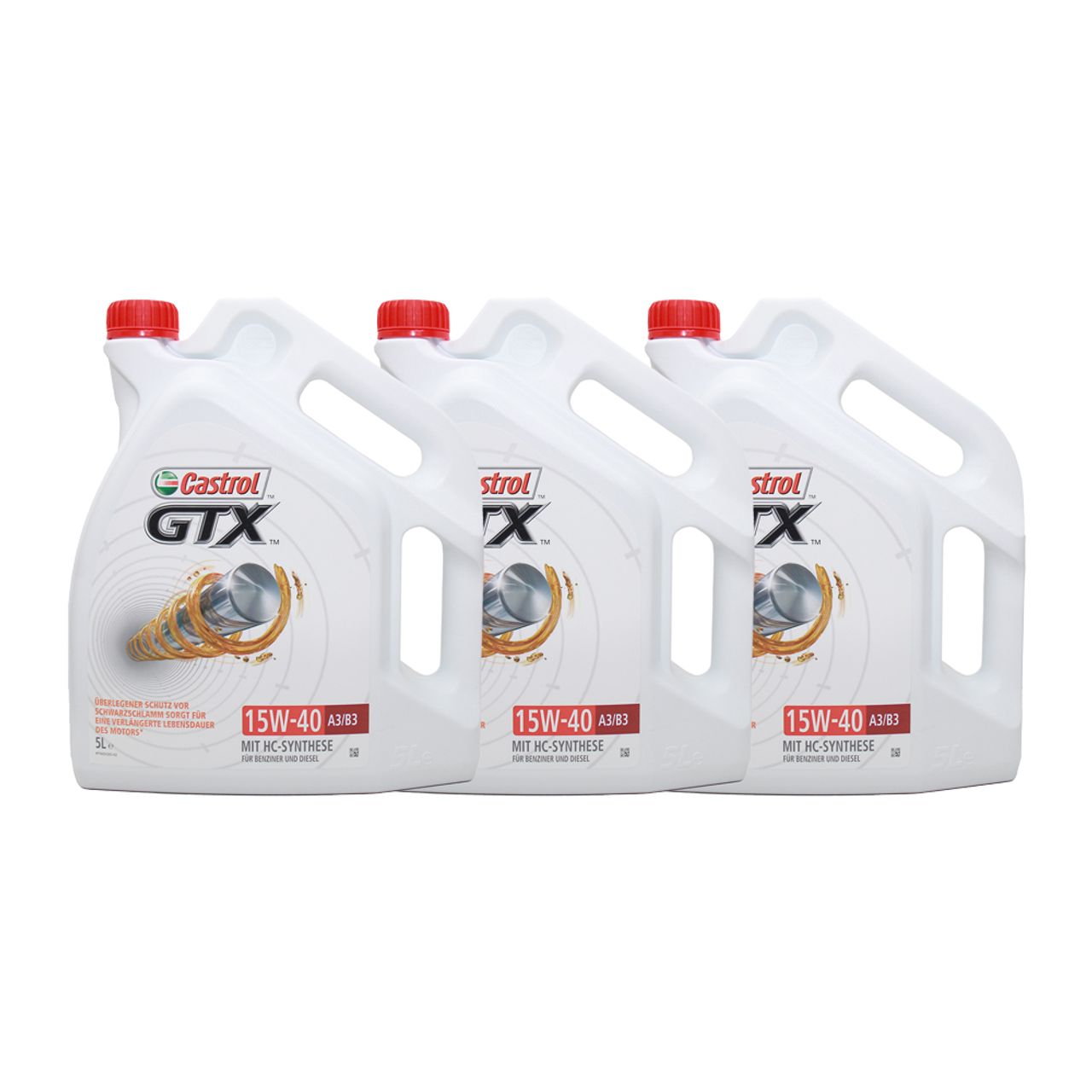 Castrol GTX 15W-40 A3/B3 3x5 Liter