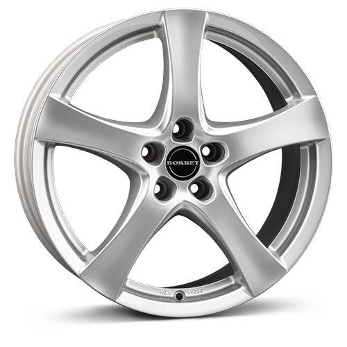 BORBET DESIGN F brillantsilber 6.0Jx15 4x100 ET40