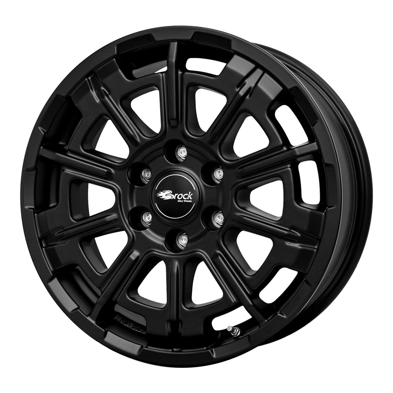BROCK B45-6L satin black matt (sbm) 7.5Jx18 6x139 ET33 BROCK B45-6L satin black matt (sbm) 7.5Jx18 6x139 ET33