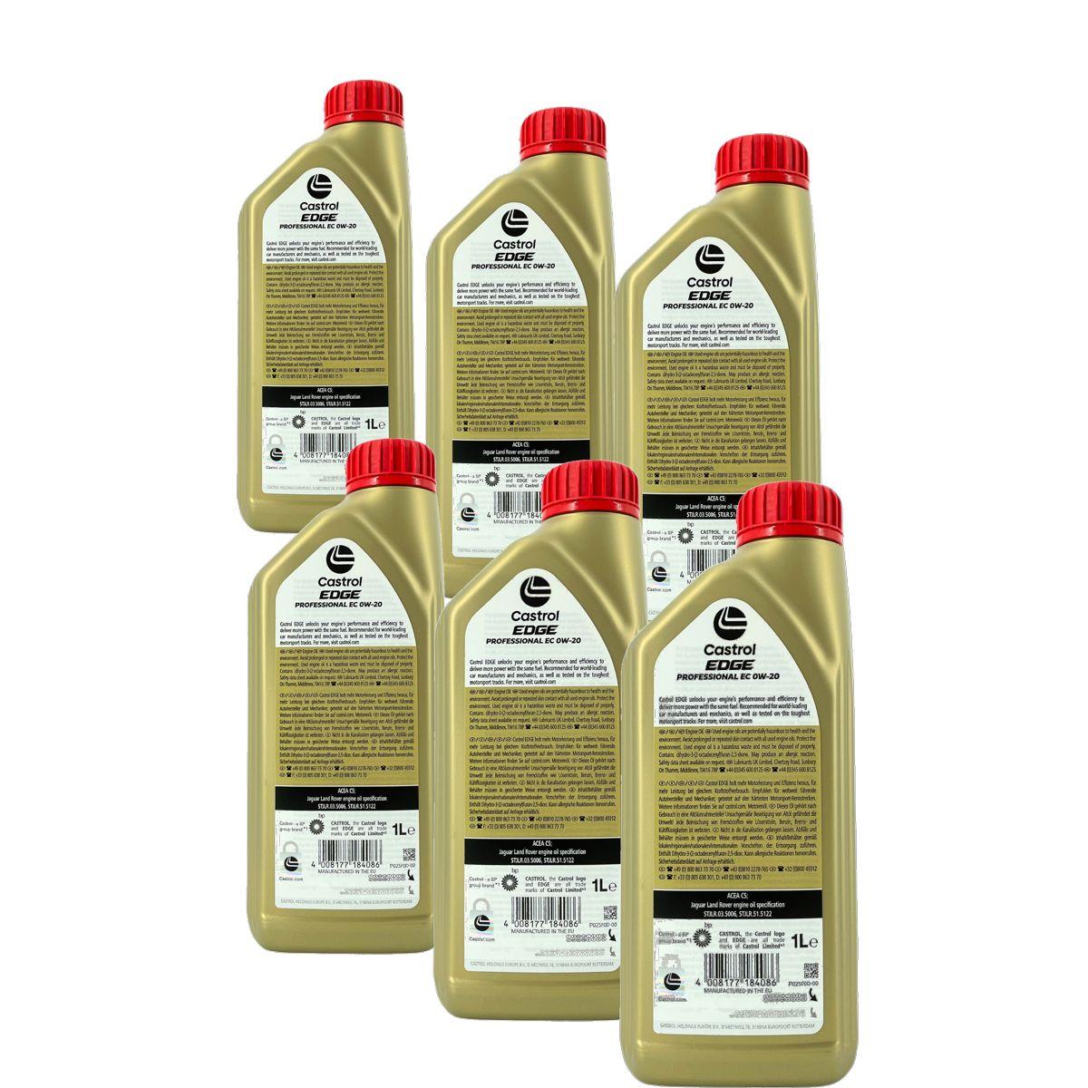Castrol Edge Professional EC 0W-20 6x1 Liter