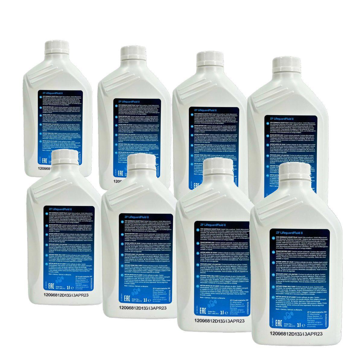 ZF Lifeguard 8 Getriebeöl 8x1 Liter