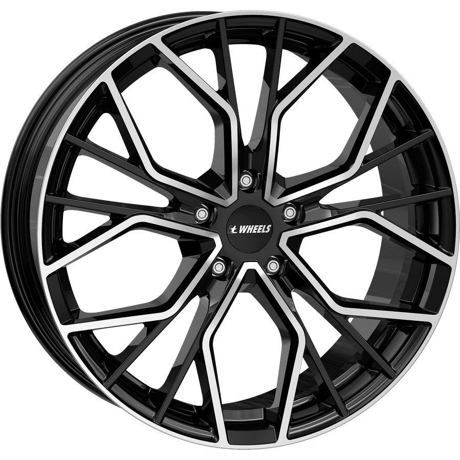 ITWHEELS TIARA shiny black polished front 8.0Jx19 5x108 ET45
