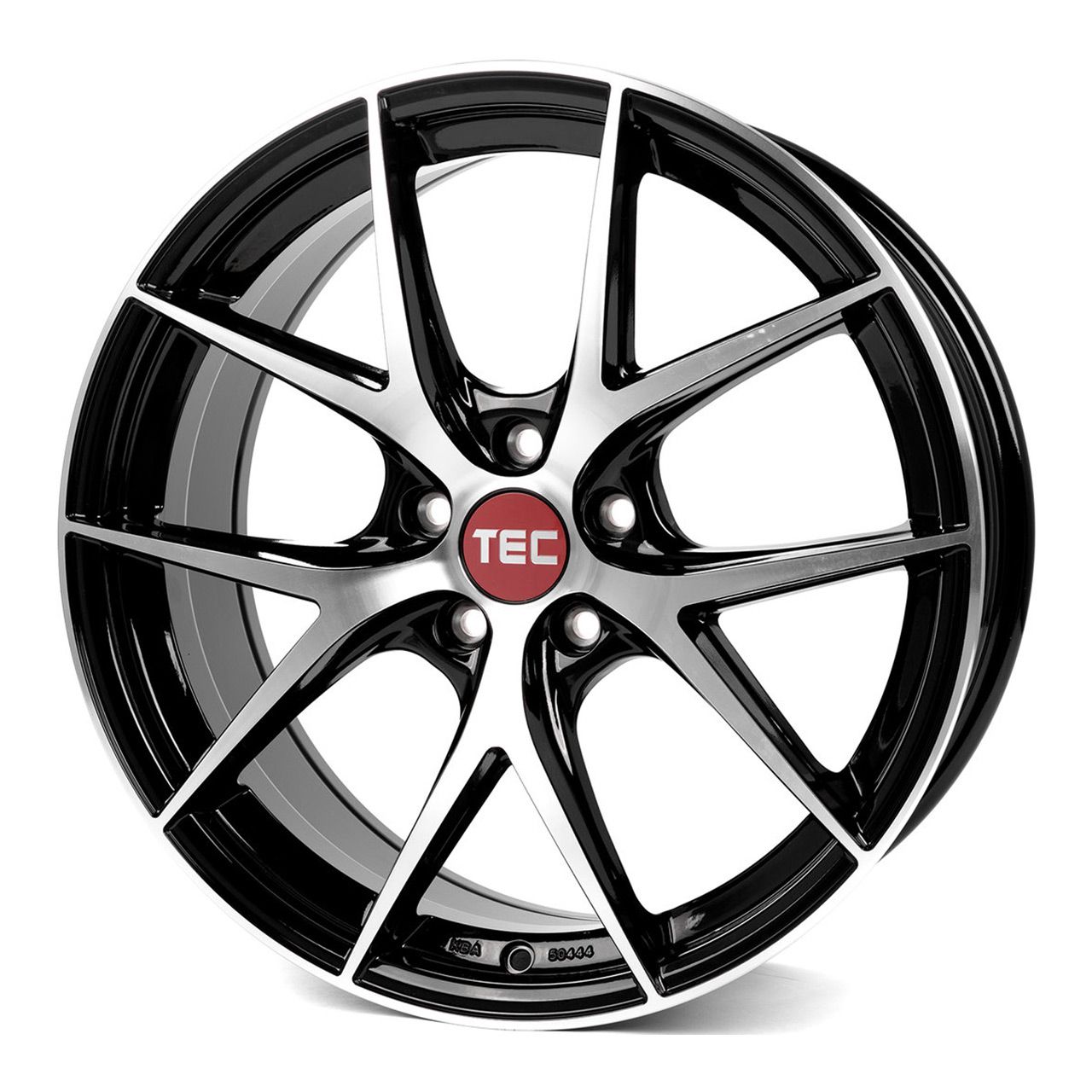 TEC-SPEEDWHEELS GT 6 EVO schwarz glanz frontpoliert 8.0Jx18 5x112 ET35