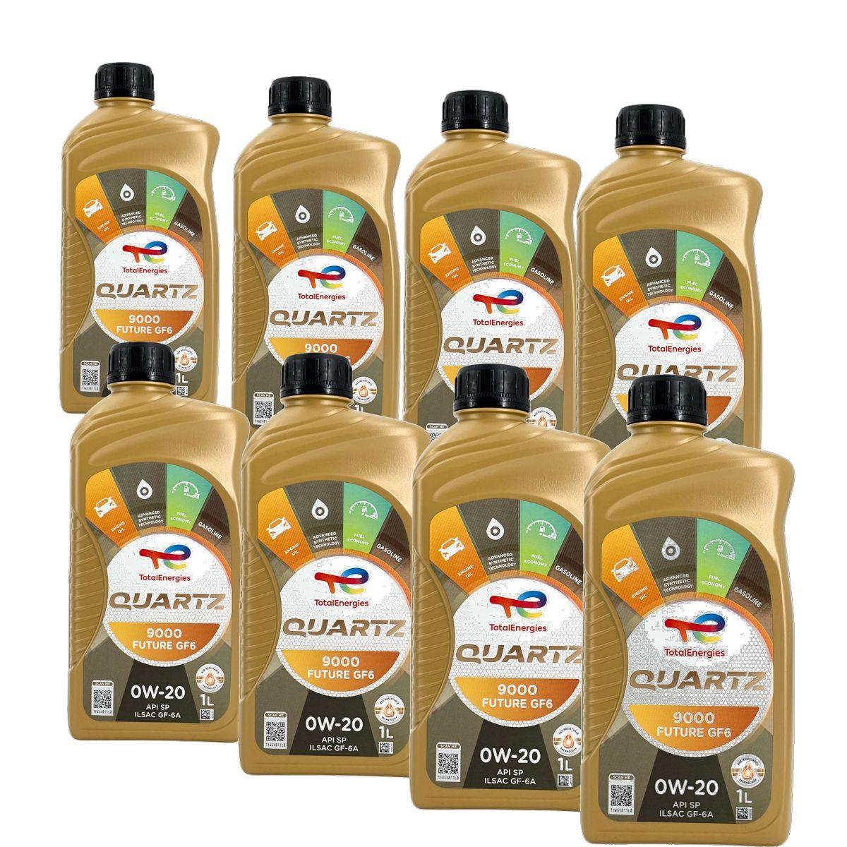 Total Quartz 9000 Future GF6 0W-20 8x1 Liter
