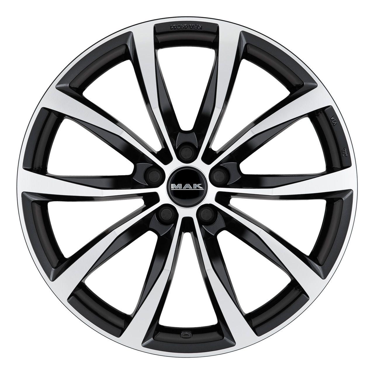 MAK WOLF black mirror 6.5Jx16 5x112 ET42
