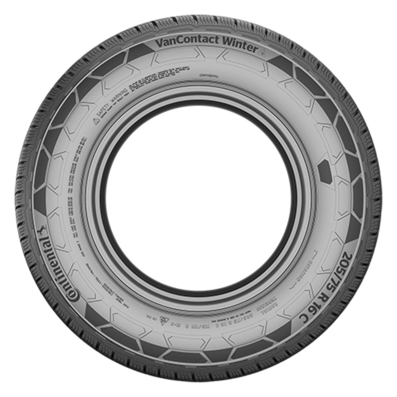 CONTINENTAL VANCONTACT WINTER 225/75R16C 121/120R BSW