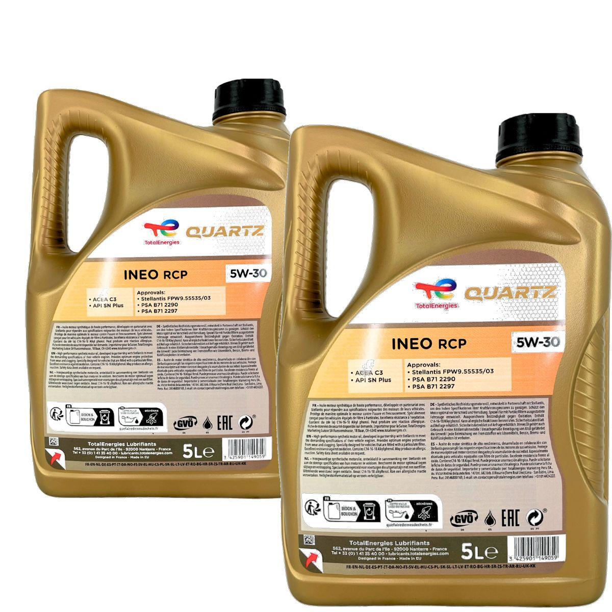 Total Quartz Ineo RCP 5W-30 2x5 Liter