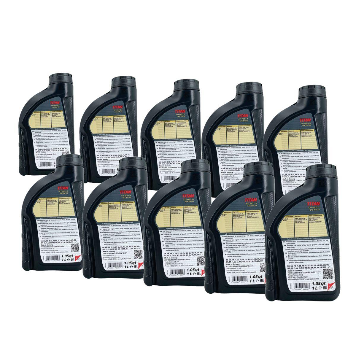 Fuchs Titan GT1 PRO C-3 5W-30 10x1 Liter