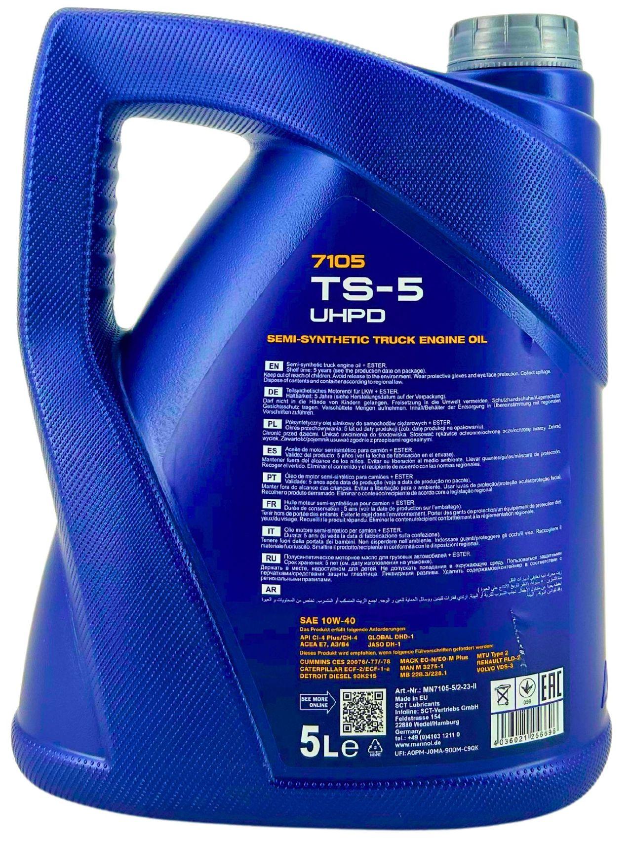 Mannol TS-5 UHPD 10W-40 5 Liter