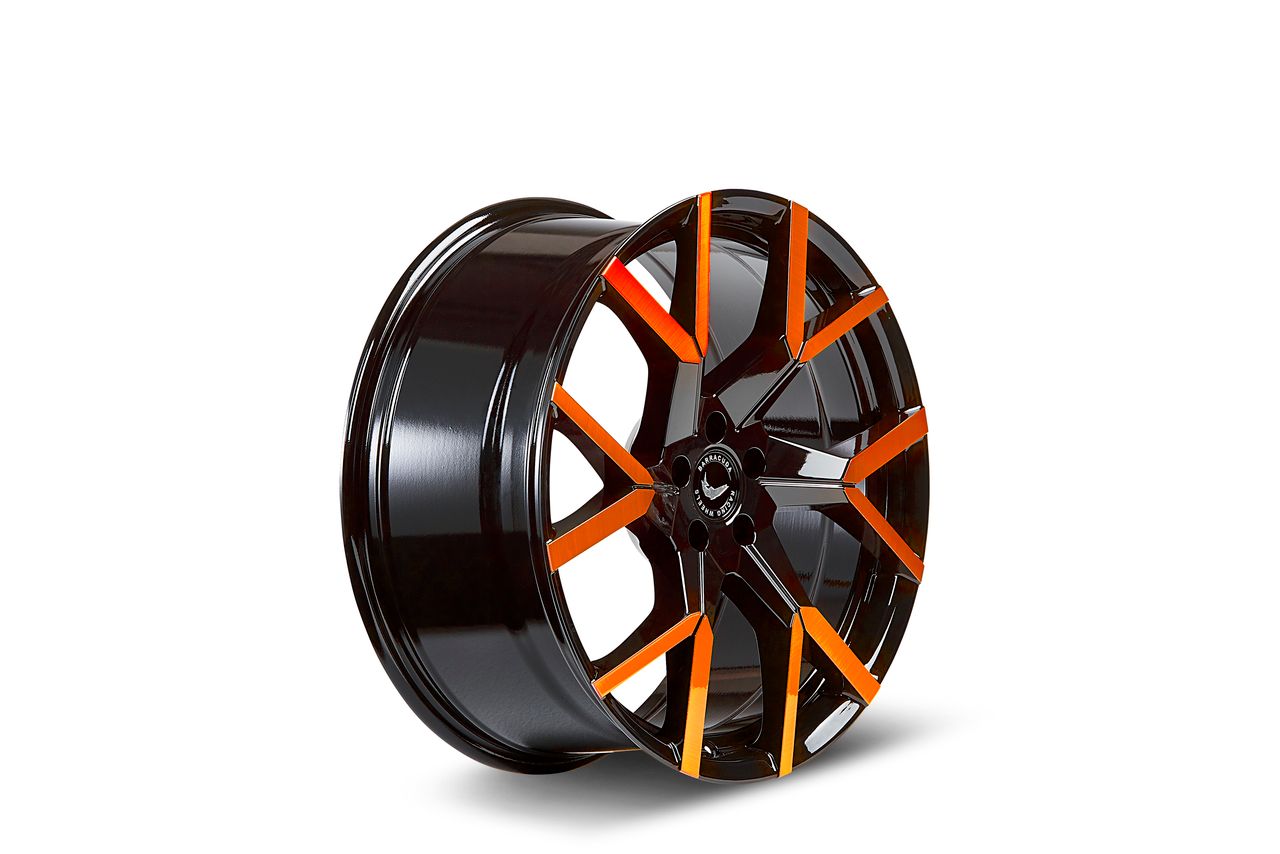 BARRACUDA TZUNAMEE EVO black gloss flashorange 8.5Jx19 5x114.3 ET40