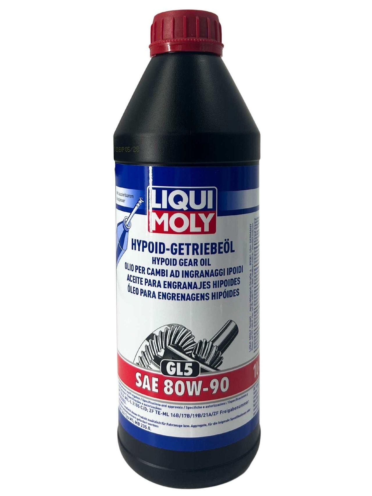 Liqui Moly Hypoid-Getriebeöl (GL5) SAE 80W-90 1 Liter