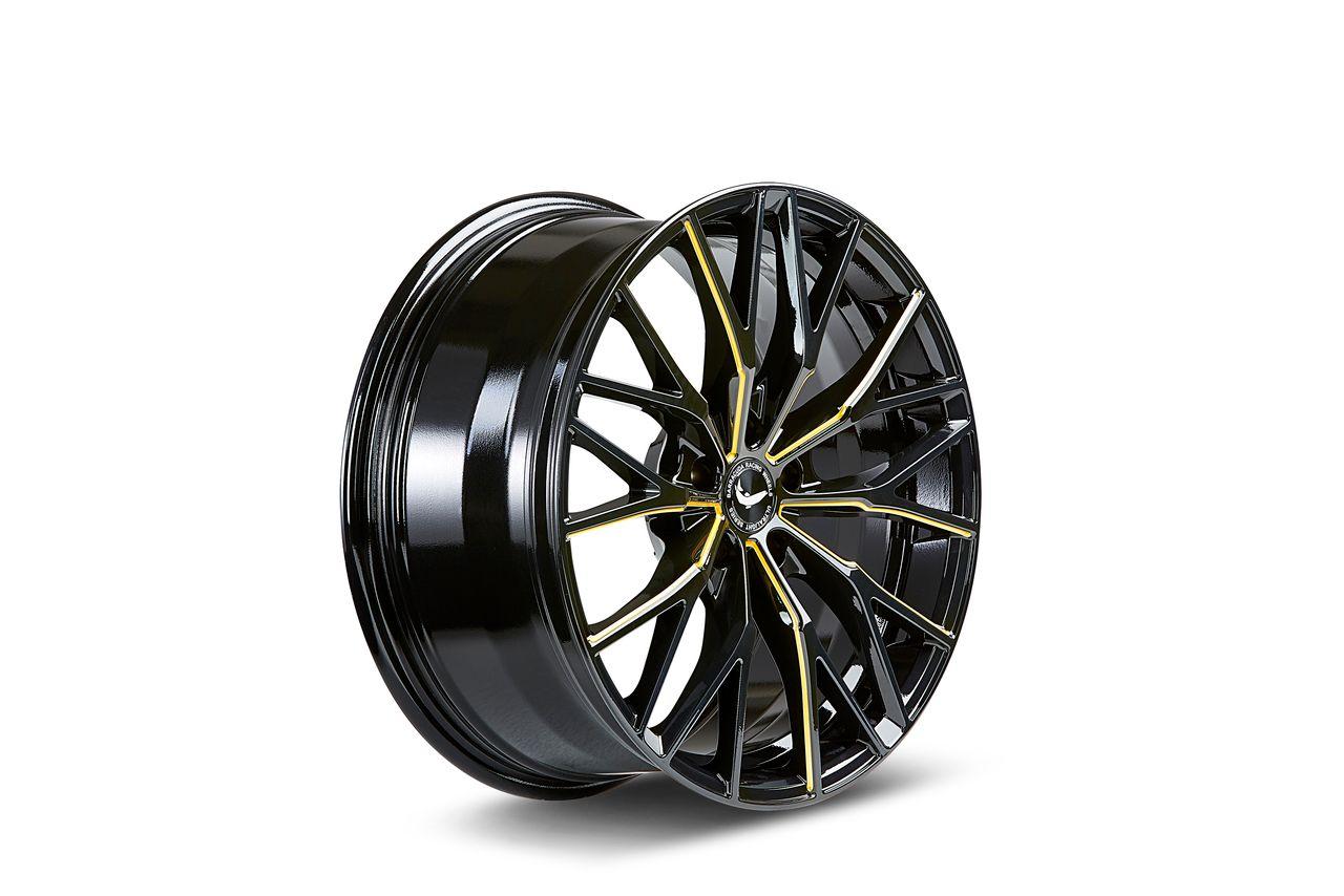 BARRACUDA PROJECT 3.0 black gloss flashgold 8.5Jx20 5x112 ET43