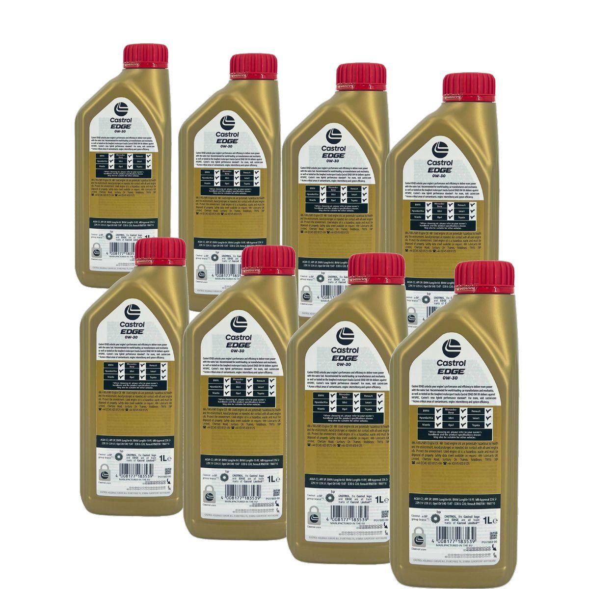 Castrol Edge 0W-30 8x1 Liter