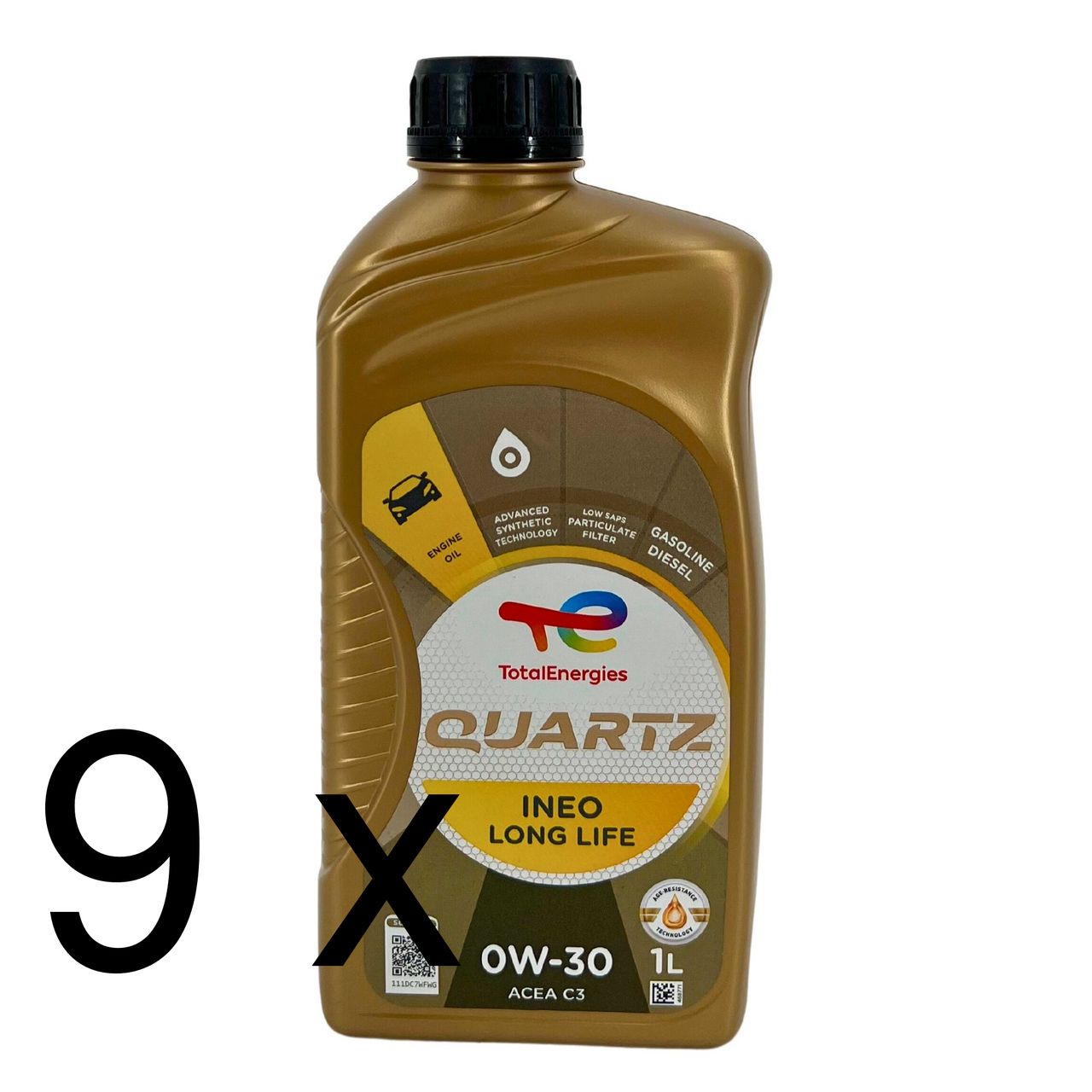 Total Quartz Ineo Long Life 0W-30 9x1 Liter