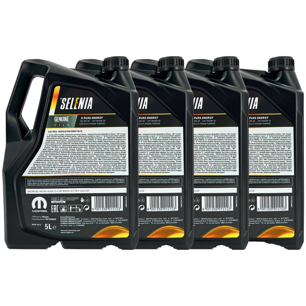 Selenia K Pure Energy 5W-40 4x5 Liter | G38074999