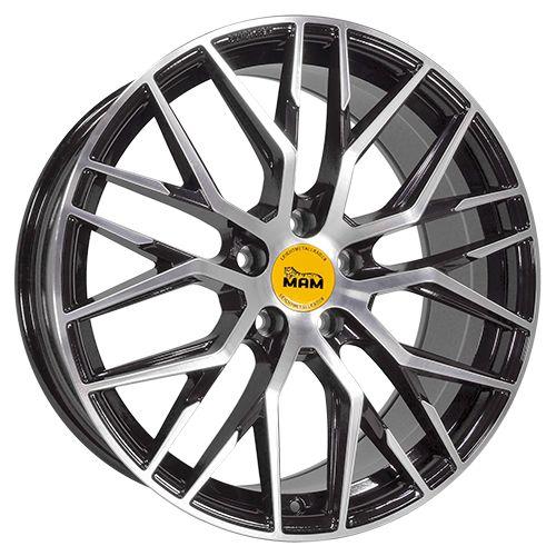 MAM WHEELS MAM RS4 black front polished 8.5Jx19 5x108 ET45