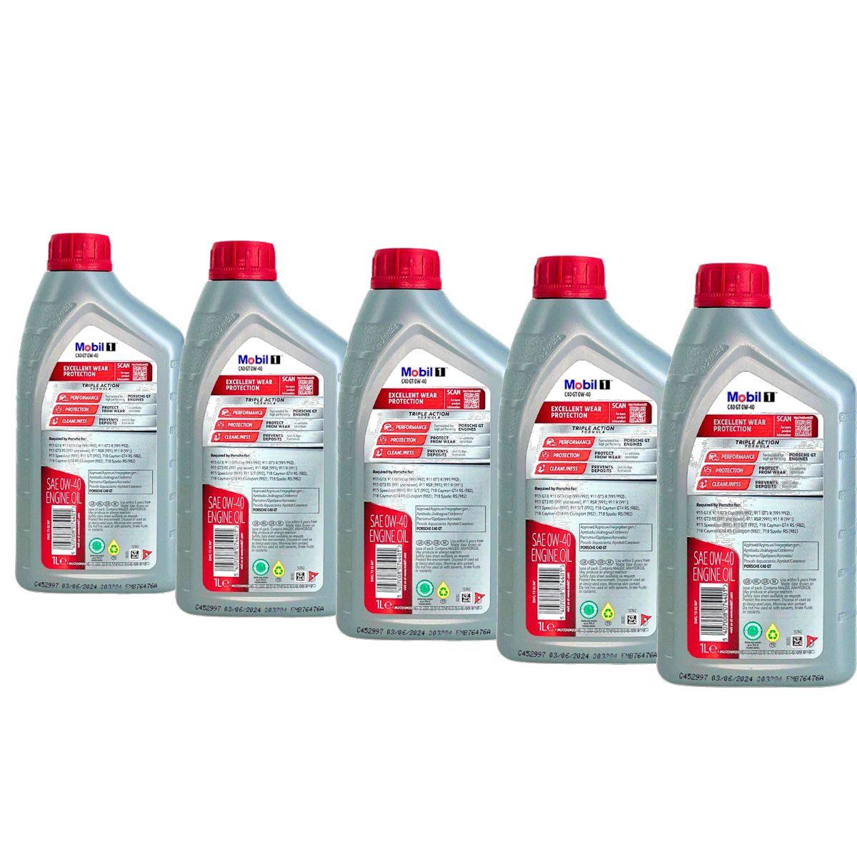 Mobil 1 C40 GT 0W-40 5x1 Liter
