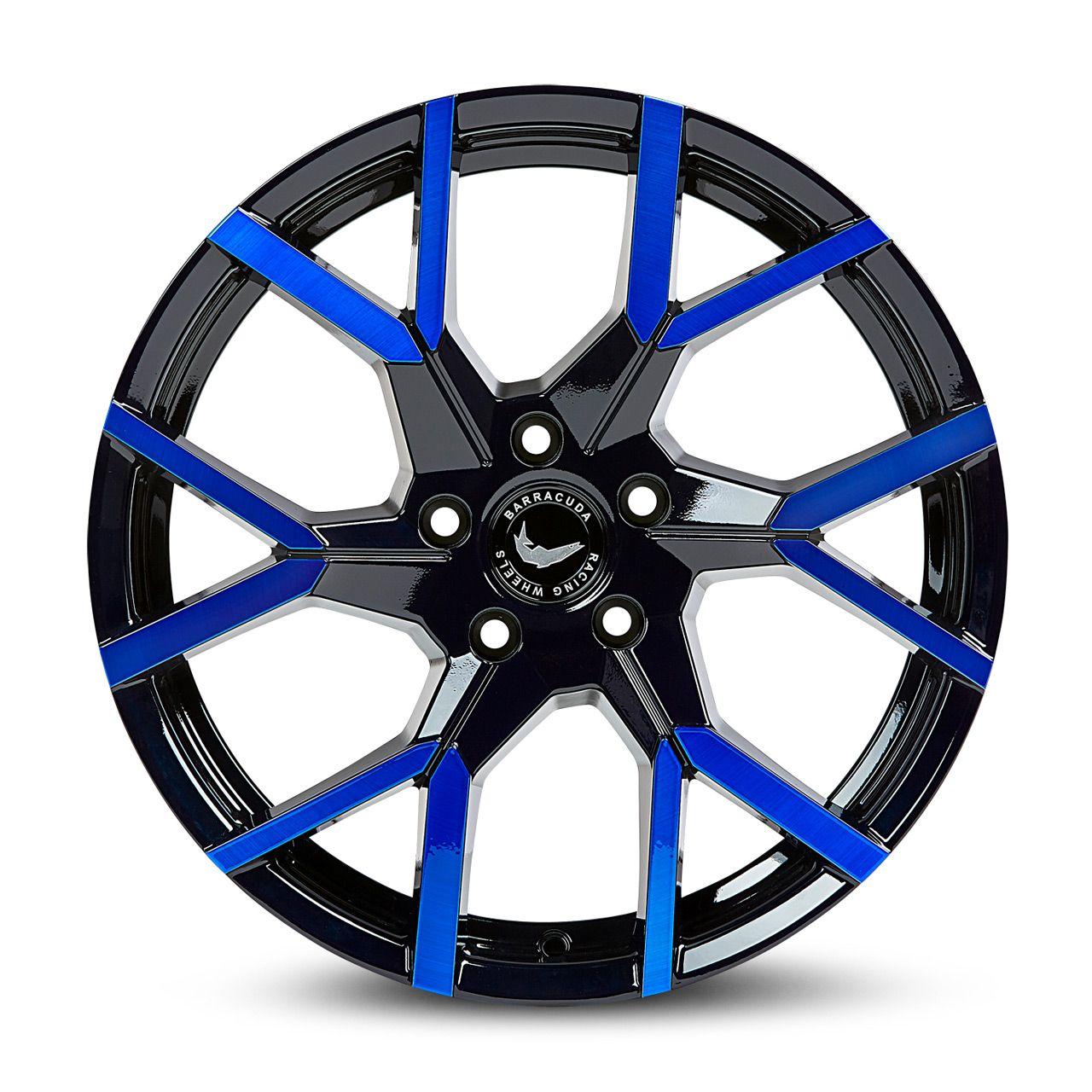 BARRACUDA TZUNAMEE EVO black gloss flashblue 9.0Jx20 5x108 ET40