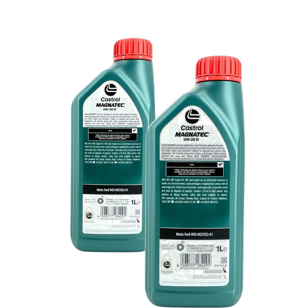 Castrol Magnatec Diesel 0W-20 2x1 Liter