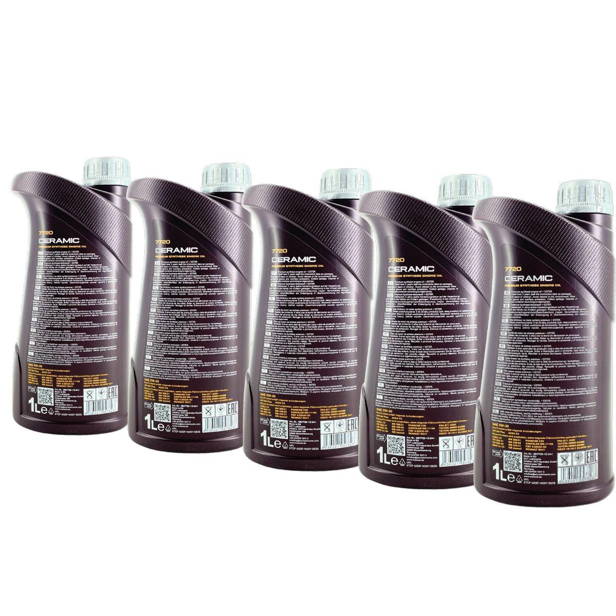 Mannol Ceramic 5W-30 5x1 Liter