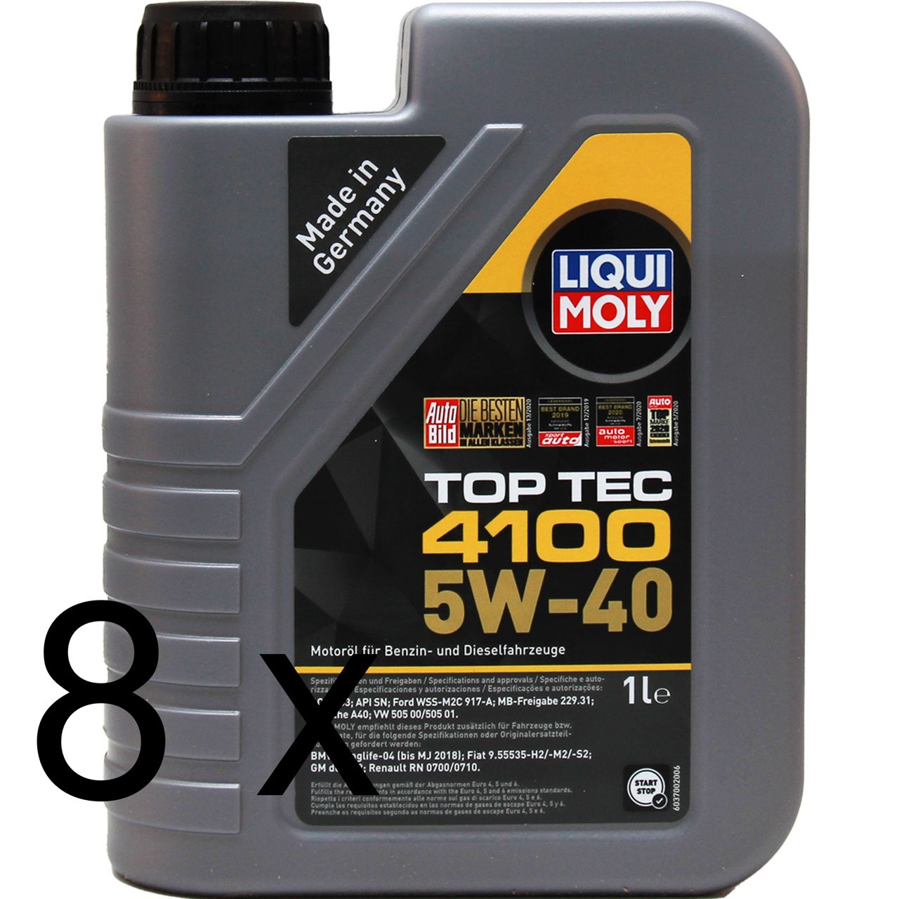 Liqui Moly Top Tec 4100 5W-40 8x1 Liter