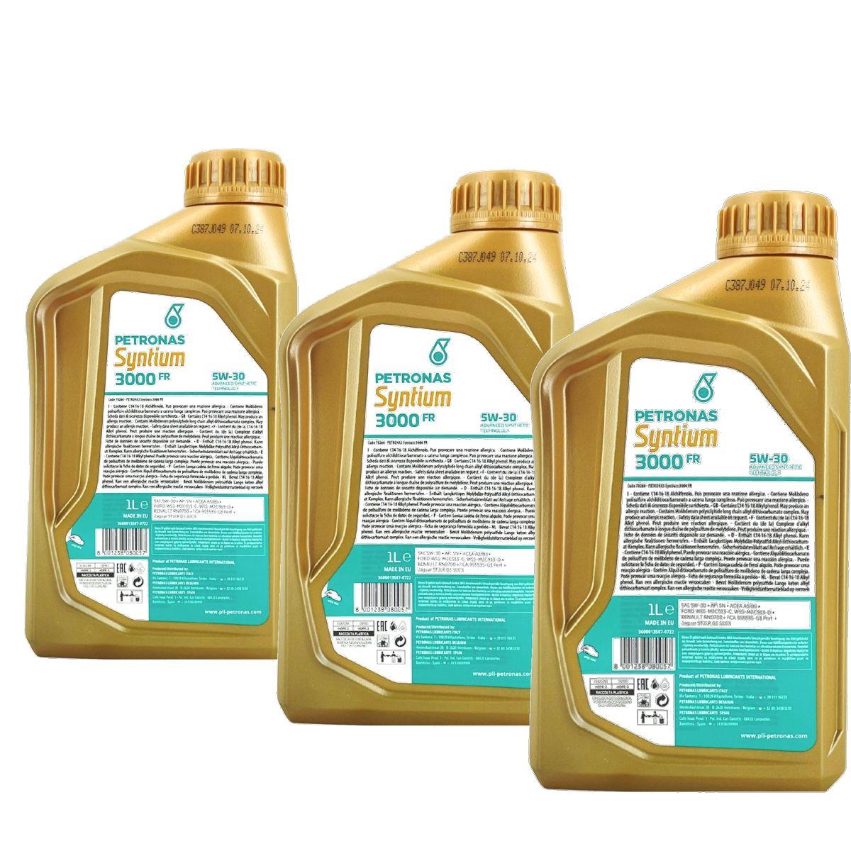 Petronas Syntium 3000 FR 5W-30 SN 3x1 Liter