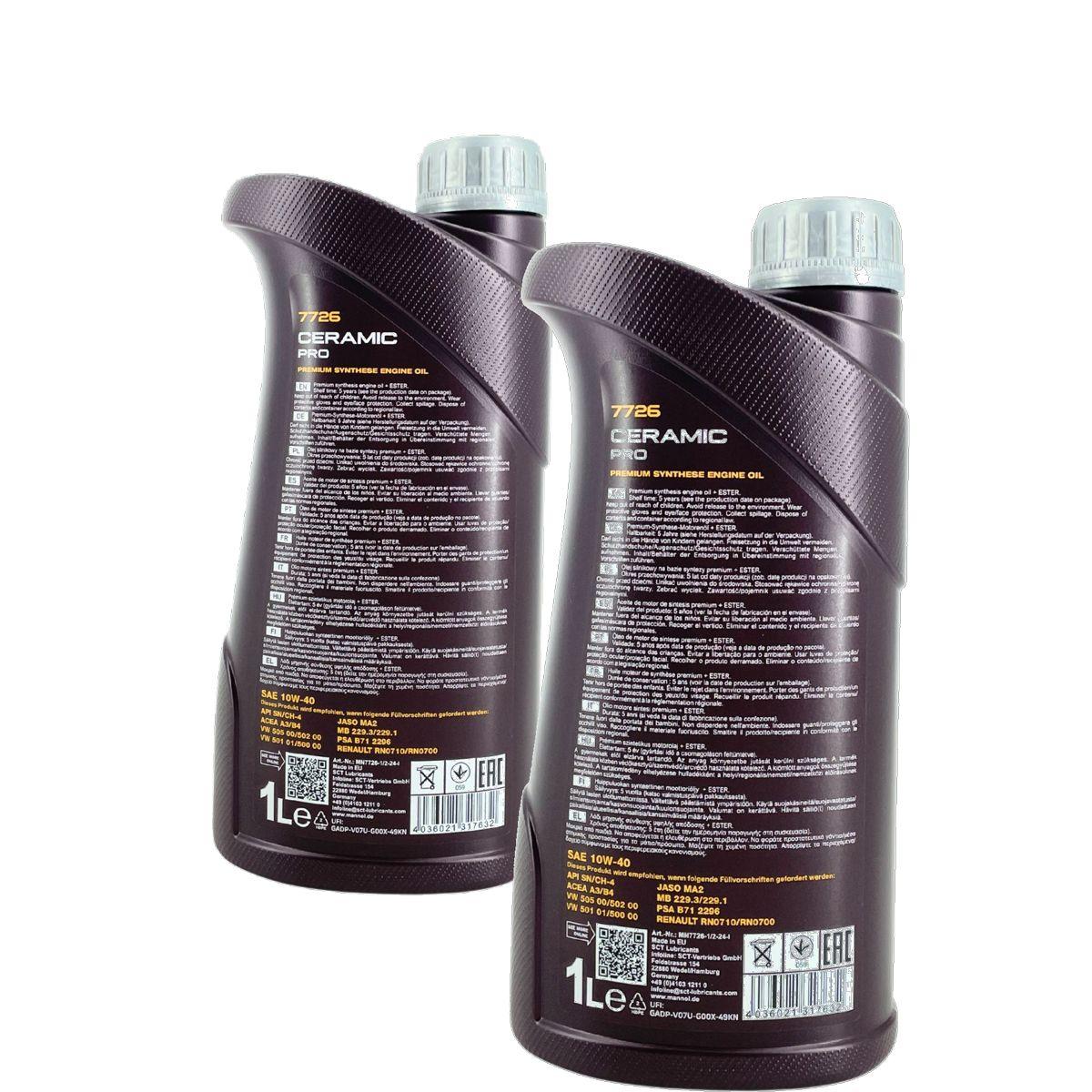 Mannol Ceramic Pro 10W-40 2x1 Liter