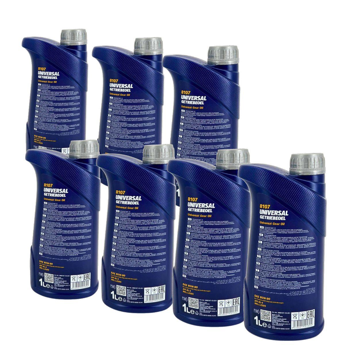 Mannol Universal 80W-90 GL-4 7x1 Liter