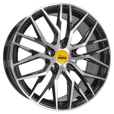 MAM WHEELS MAM RS4 black front polished 8.5Jx19 5x112 ET45