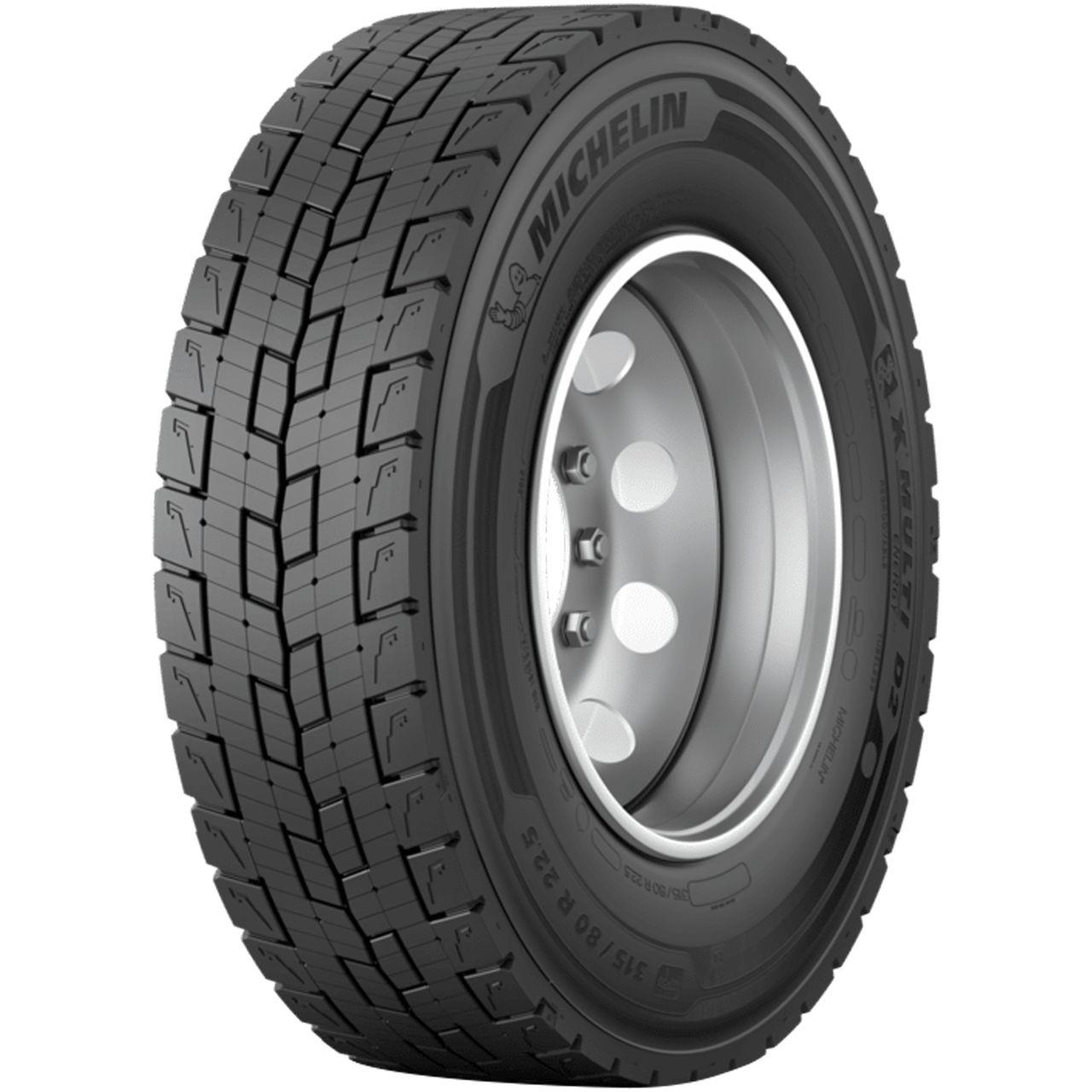 MICHELIN 315/80 R 22.5 TL 156/154L (150/150M) X MULTI ENERGY D2 M+S 3PMSF RFID